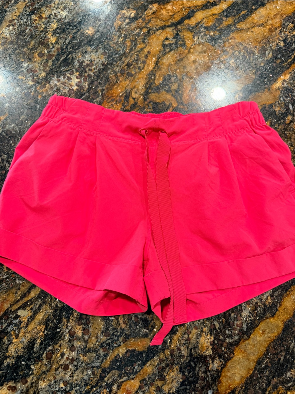 lululemon athletica Hot Pink Drawstring Waist Athletic Shorts